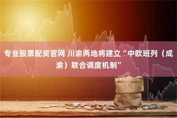专业股票配资官网 川渝两地将建立“中欧班列（成渝）联合调度机制”