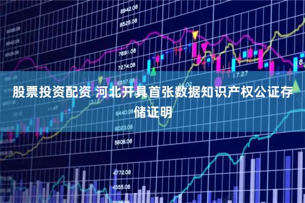 股票投资配资 河北开具首张数据知识产权公证存储证明